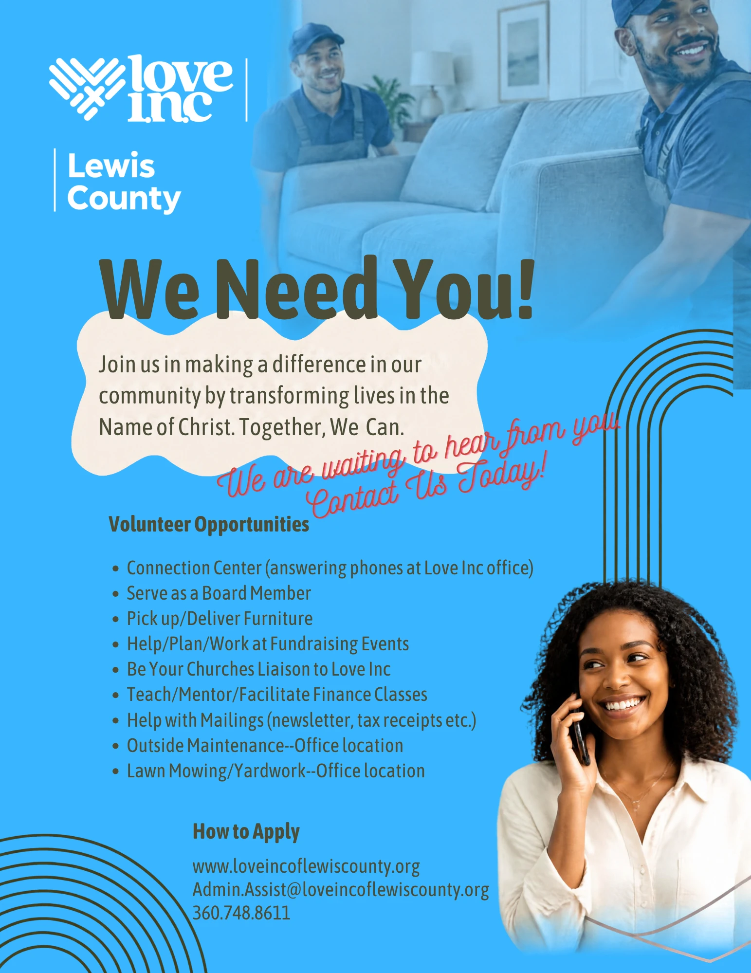 2026 Volunteer Needed Flyer